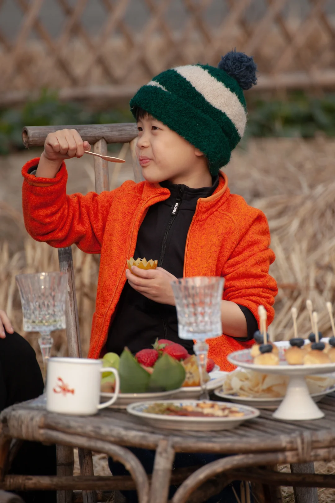 稻田探宝下午茶。