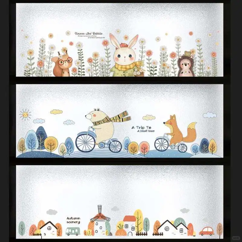 磨砂玻璃贴纸☁️防偷窥神器来啦!