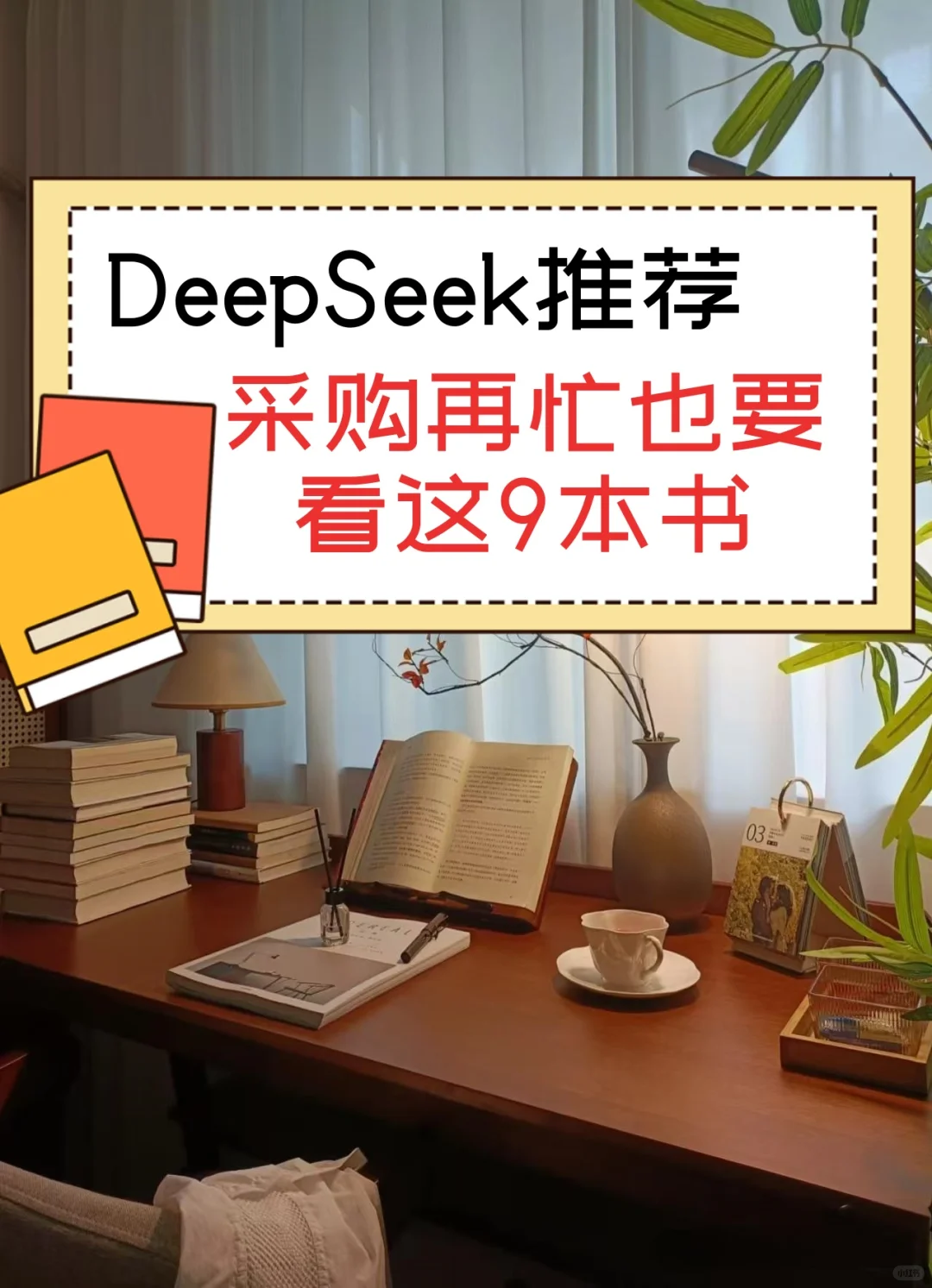 DeepSeek推荐采购再忙也要逼自己翻烂9本书