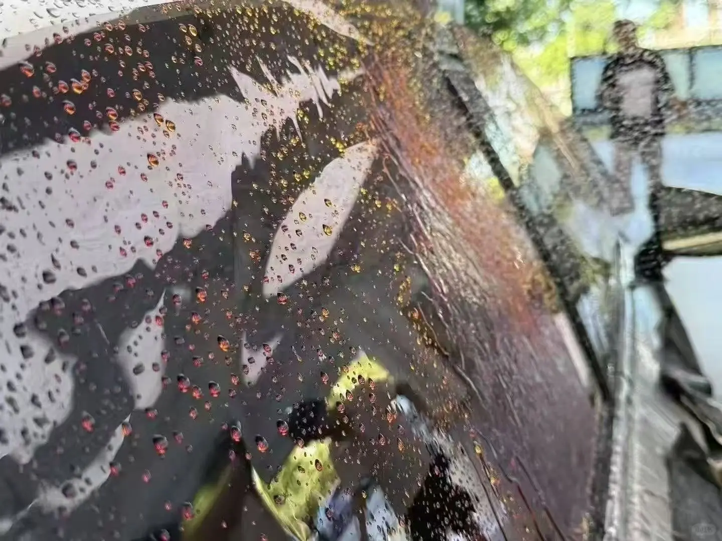 200多层光学膜，遇水变彩虹?