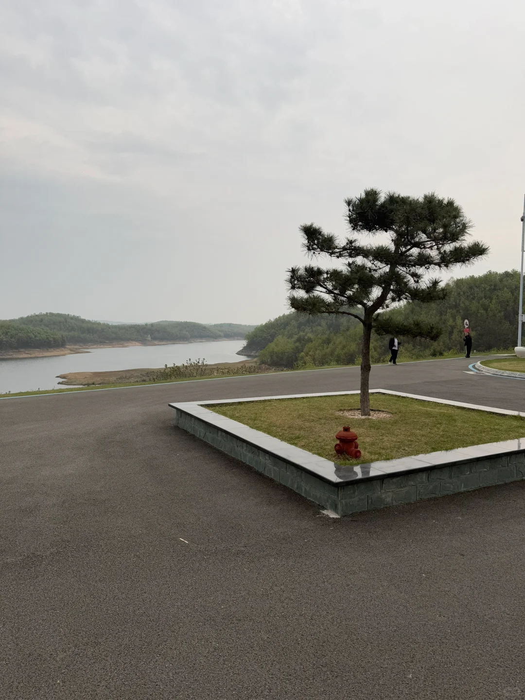 偶然发现能一个露营的服务区，环境优美