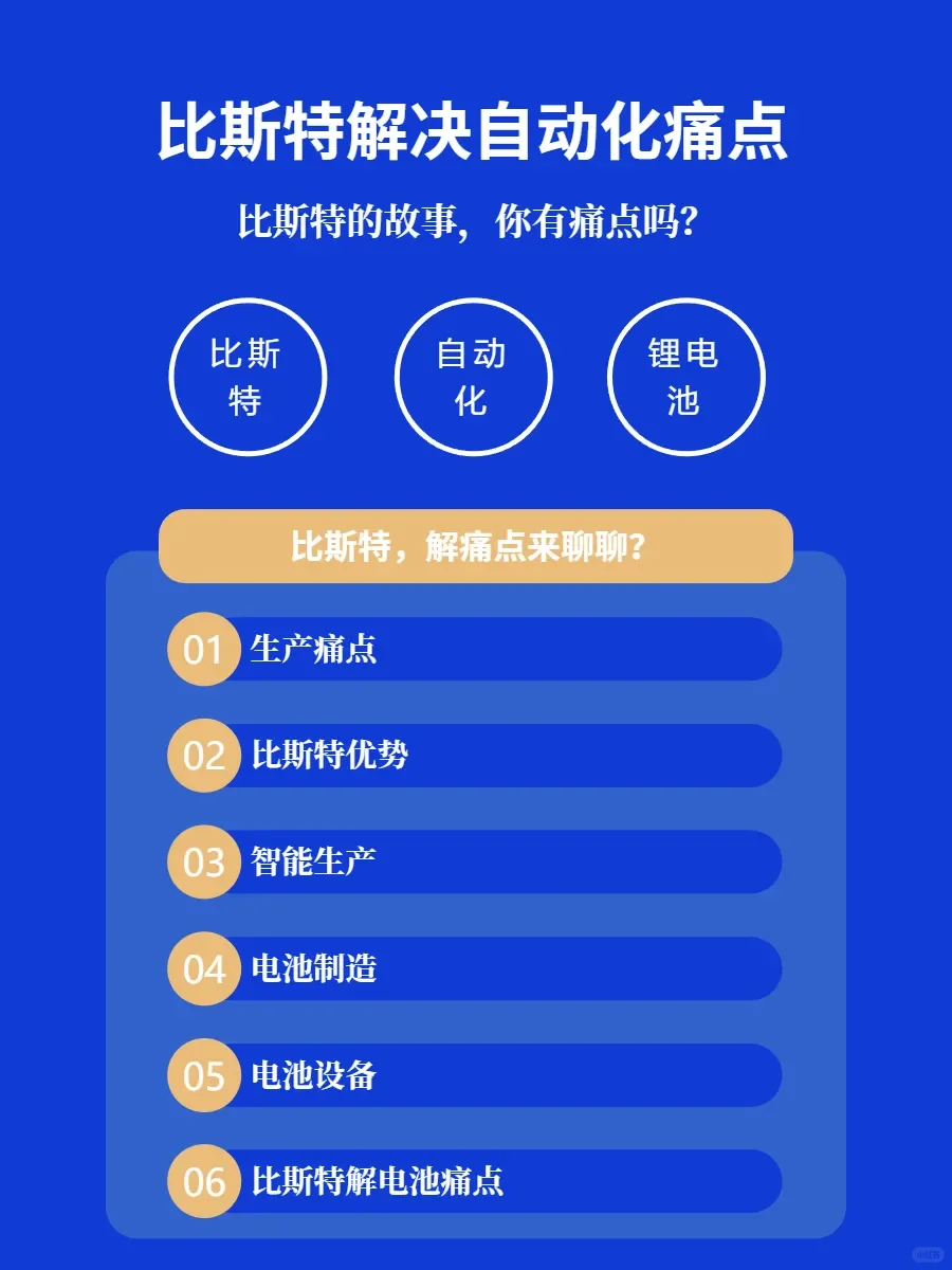 比斯特自动化设备，革新电池生产