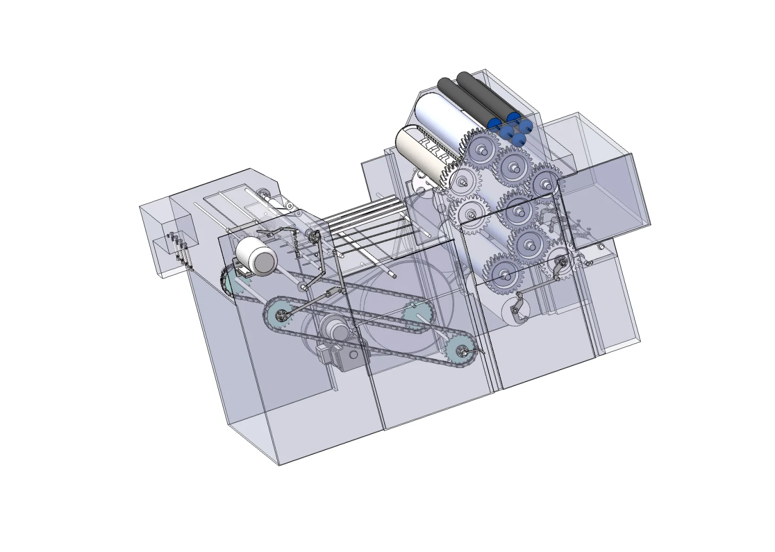 小型平台印刷机的设计【印刷机械