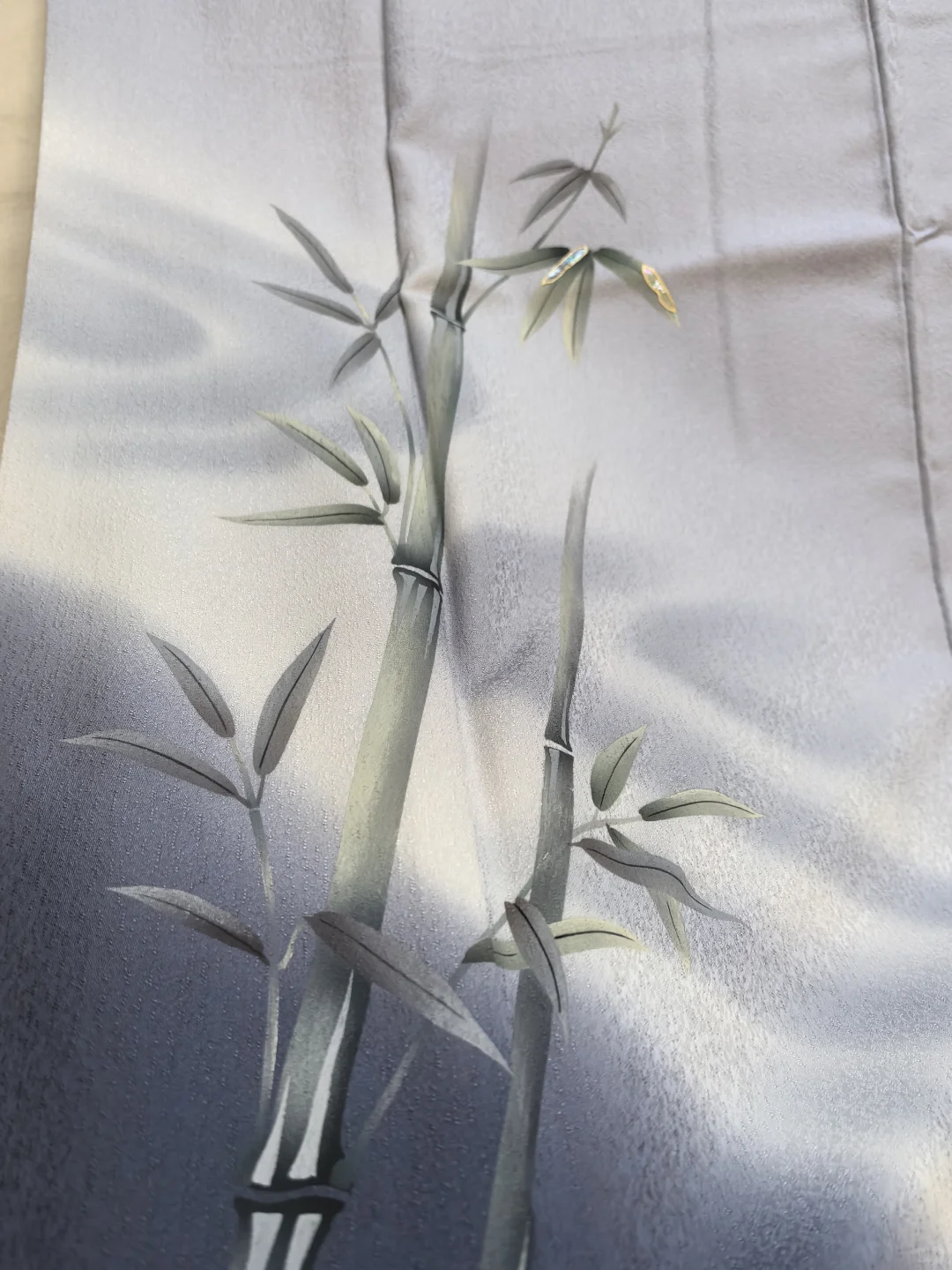 「竹影清风 螺钿 付下」