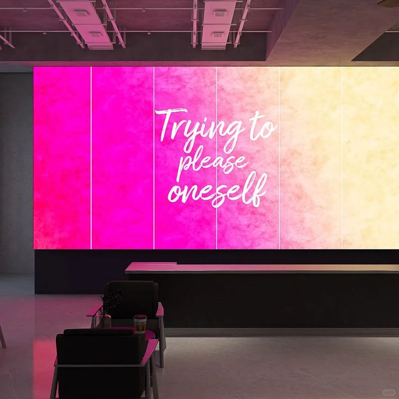 幻彩渐变杜邦纸灯箱