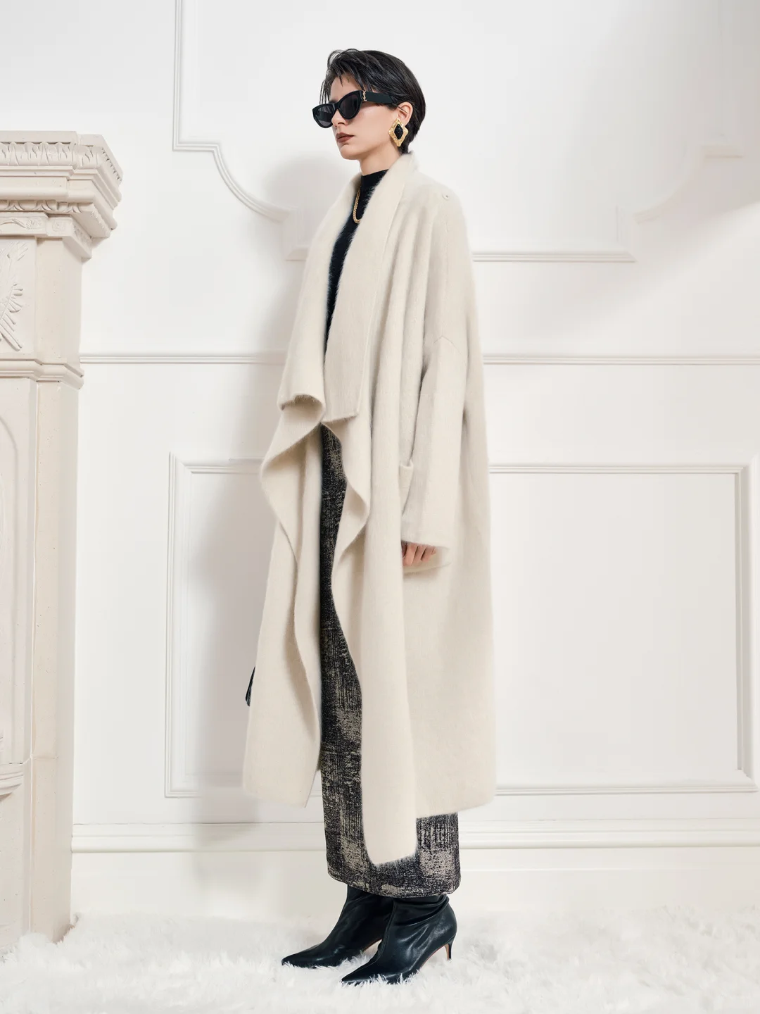 TU | 2025 AW上新 白牦牛绒大衣