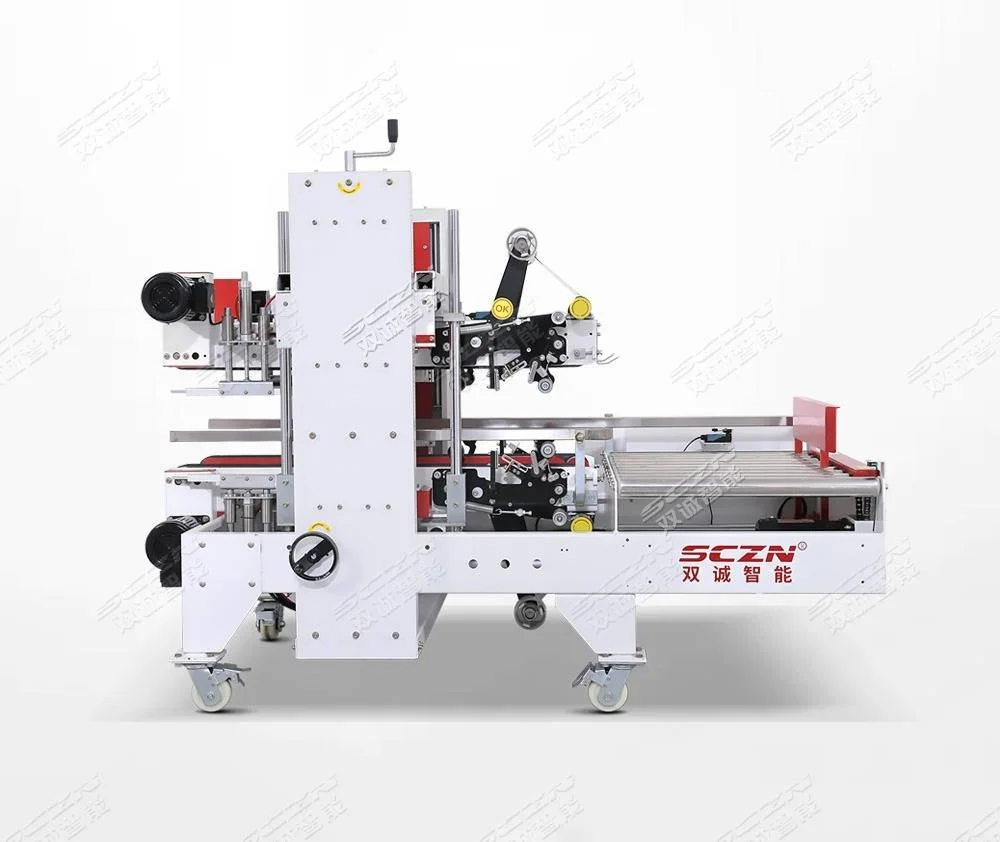 双诚智能自动封箱机助力码垛机，提高仓储