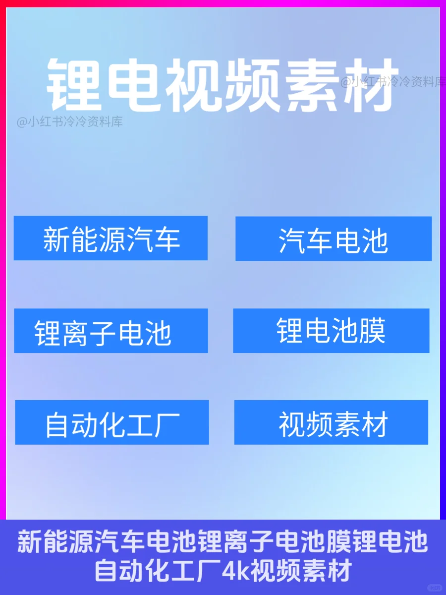 新能源汽车电池锂离子电池膜锂电池自动化工
