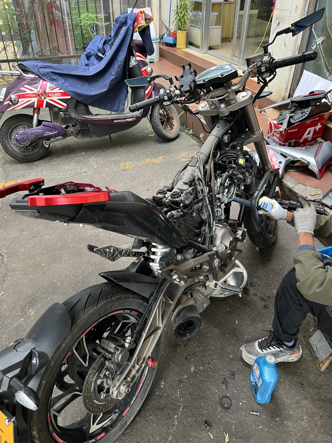 至少本田190不会让我学修车