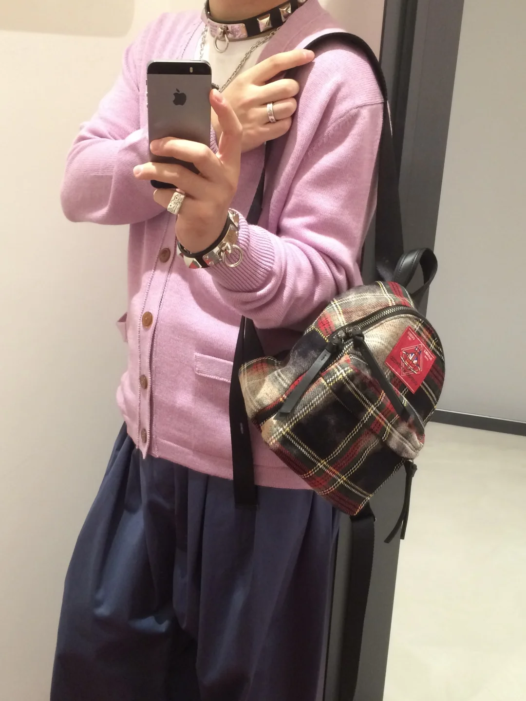 超爱的粉紫色开衫！?