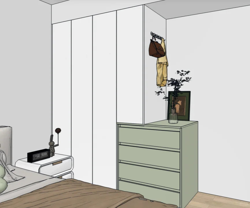 衣柜颜色这样搭配