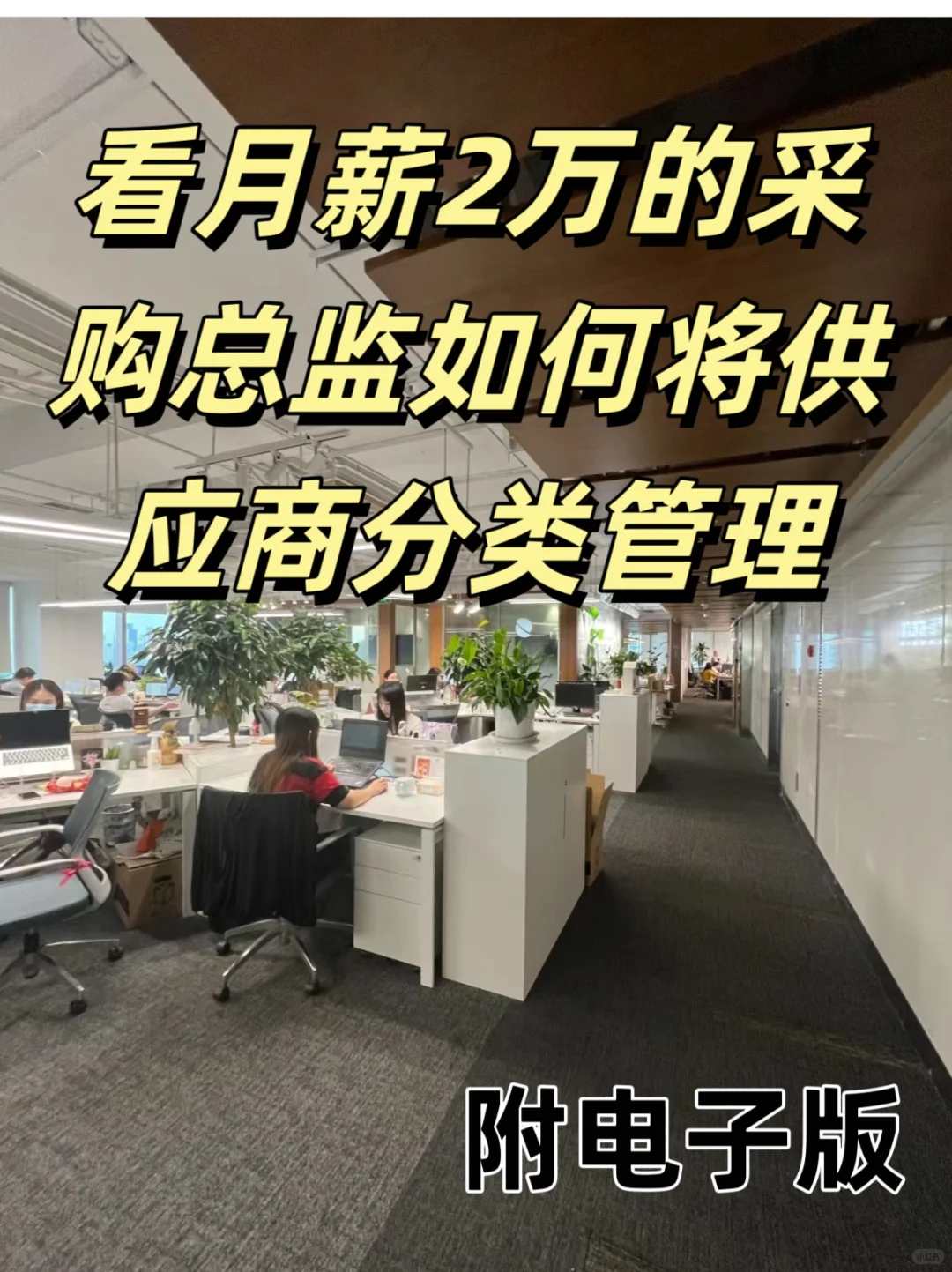 看月薪2万的采购总监如何将供应商分类管理