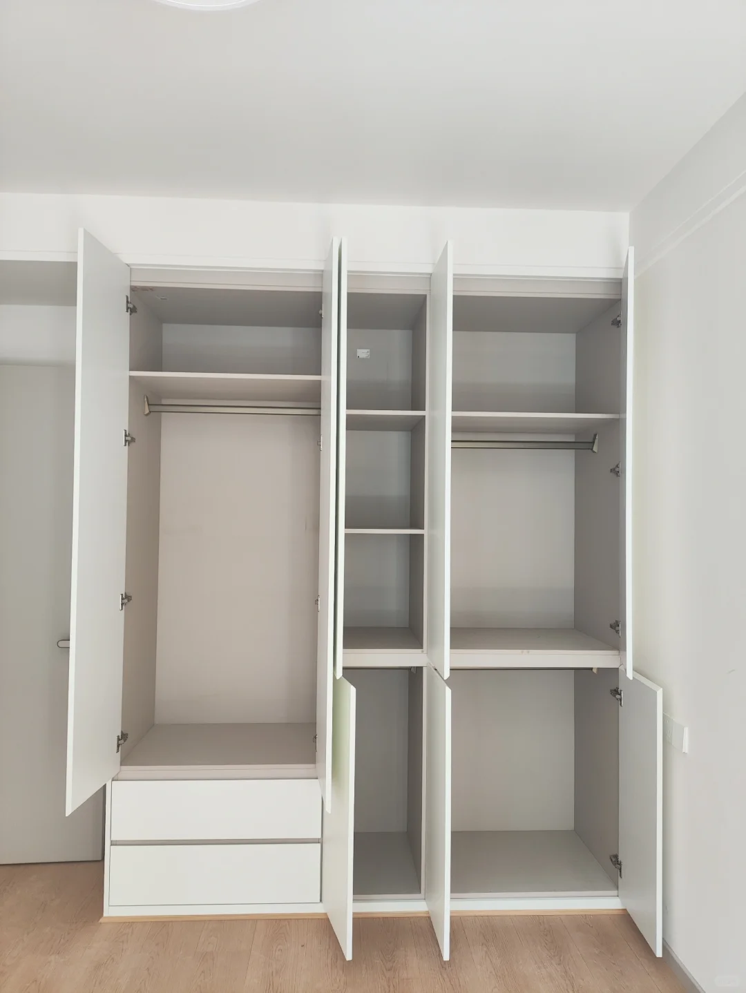 翻遍小红书做的衣柜安全下车啦-附内部结构