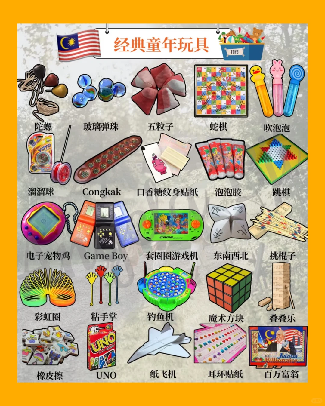 经典童年玩具?
