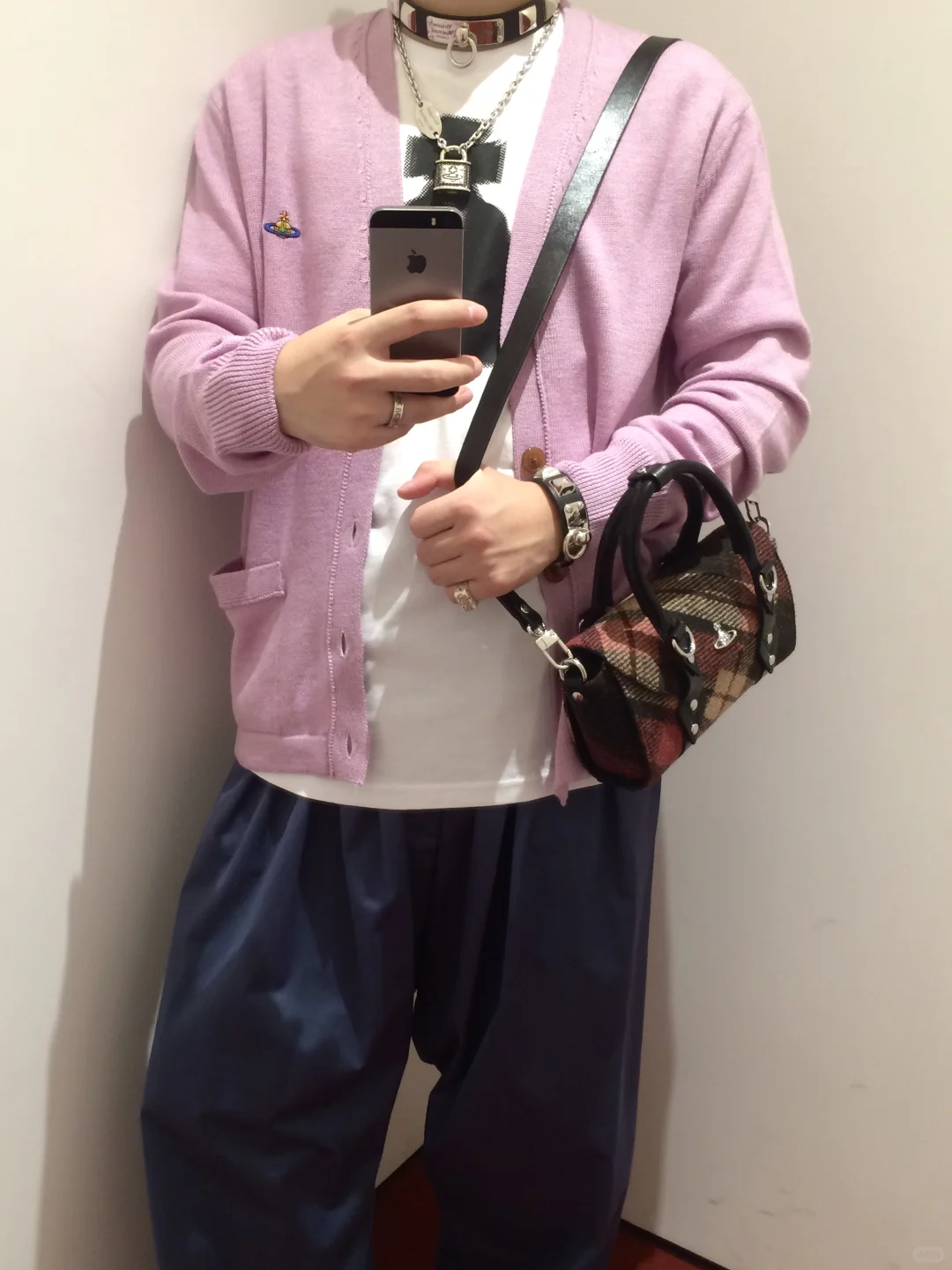 超爱的粉紫色开衫！?