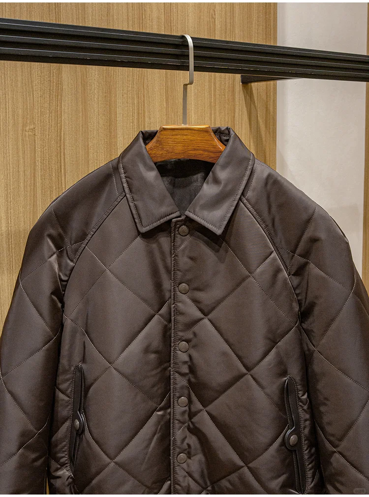 都市时尚穿搭 防水斜纹锦纶面料 秋冬男士