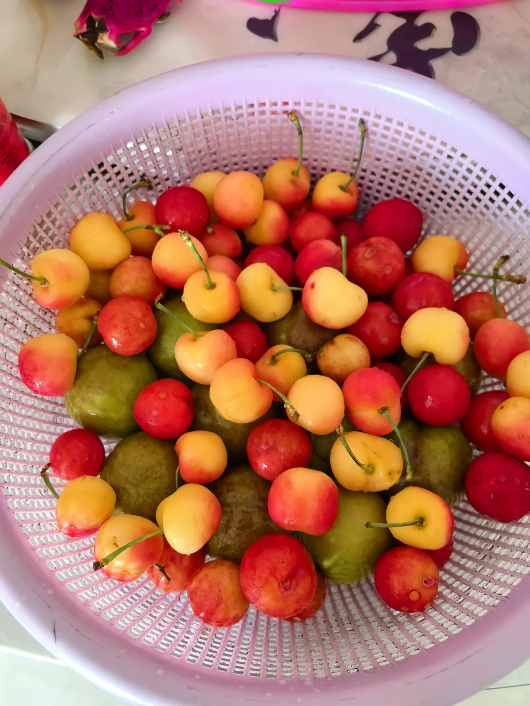 自己种的三种水果