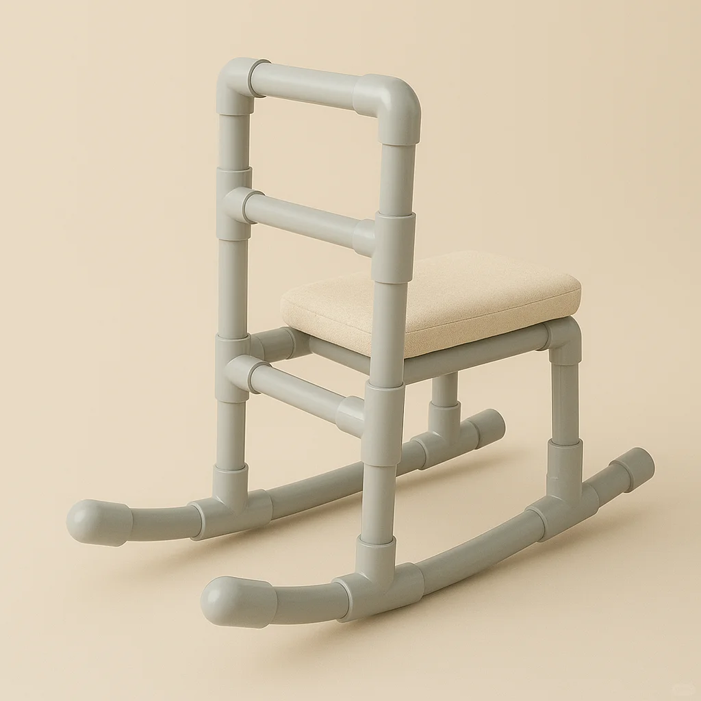 给宝宝拼了一个“管道摇马” ??