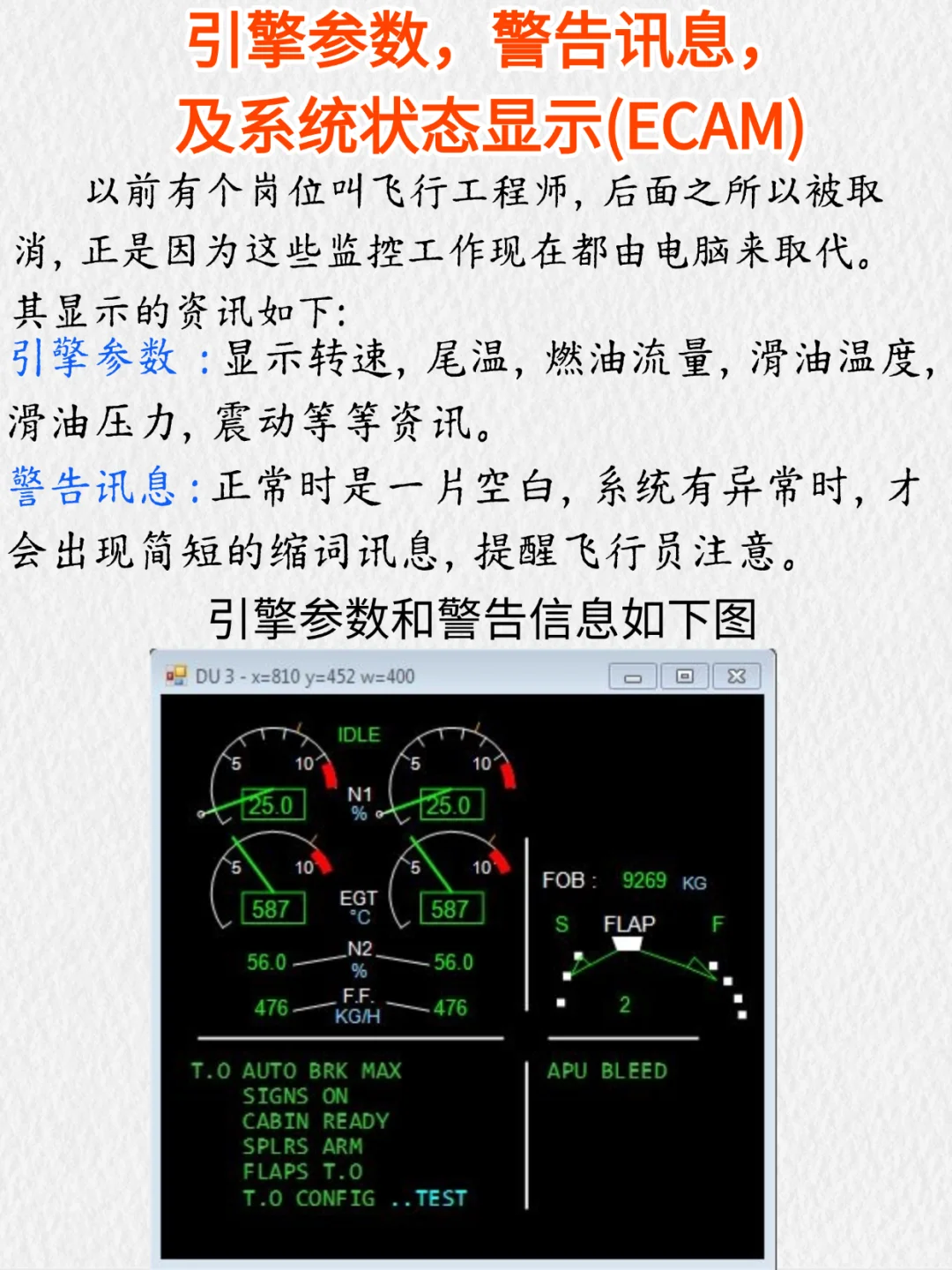 空客A350驾驶舱仪表系统介绍