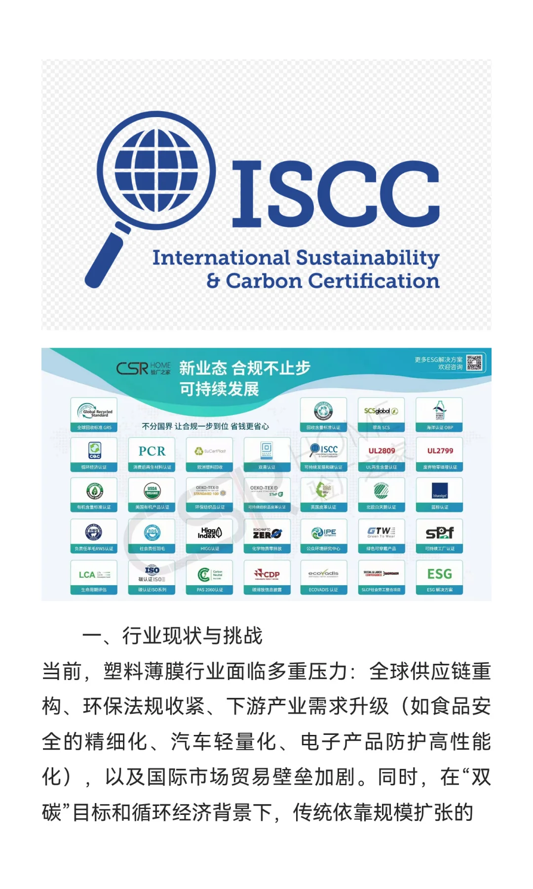 塑料薄膜企业破局之道：以战略认证构建高质