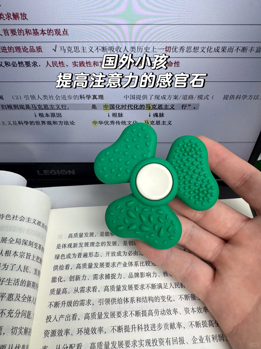 国外孩子专注力玩具-三叶草☘️感官石（学12h）