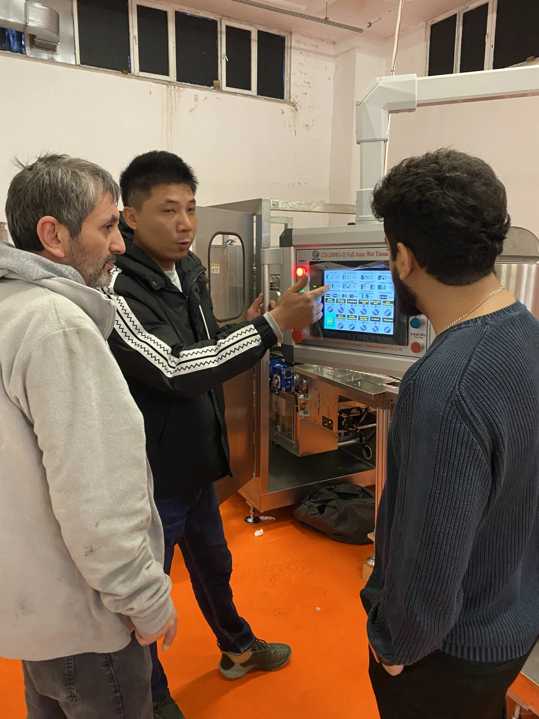 湿巾纸叠机 包装机组装培训