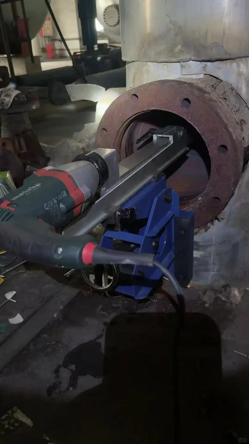 高中压阀门在线研磨