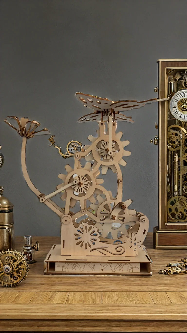 舞动的舞蹈木质拼装积木玩具