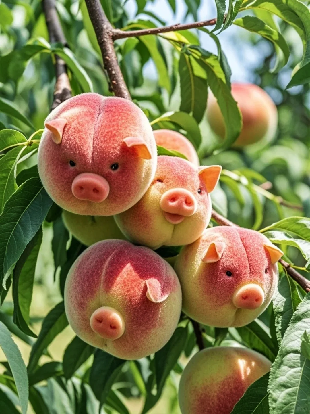 这是一棵被猪拱了的桃子树?