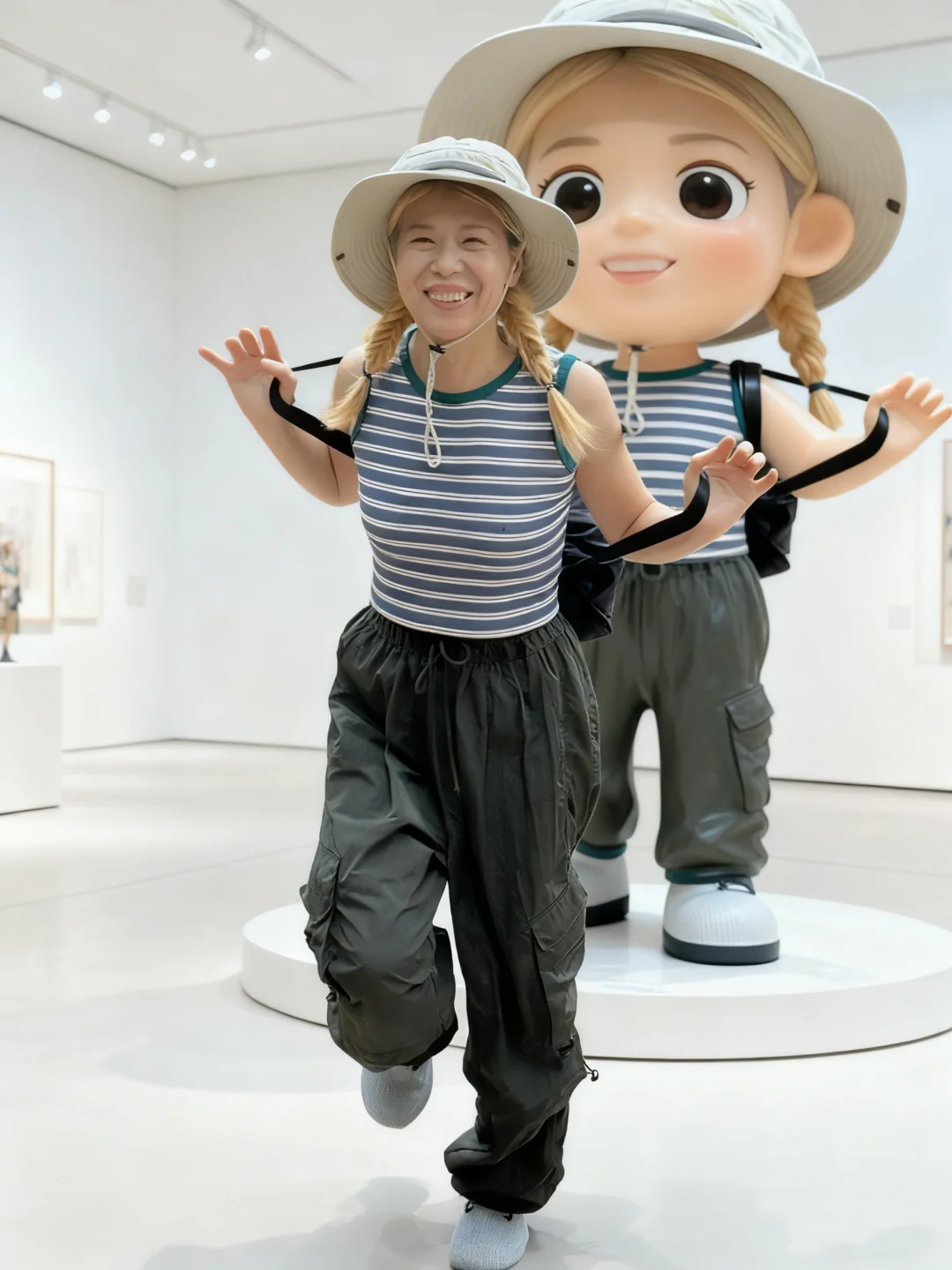 穿搭不从众|64岁女孩有自己的手办展览啦