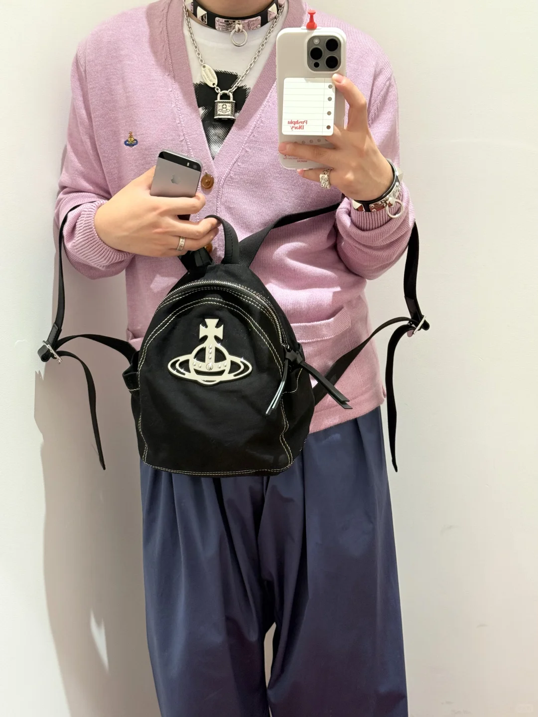 超爱的粉紫色开衫！?