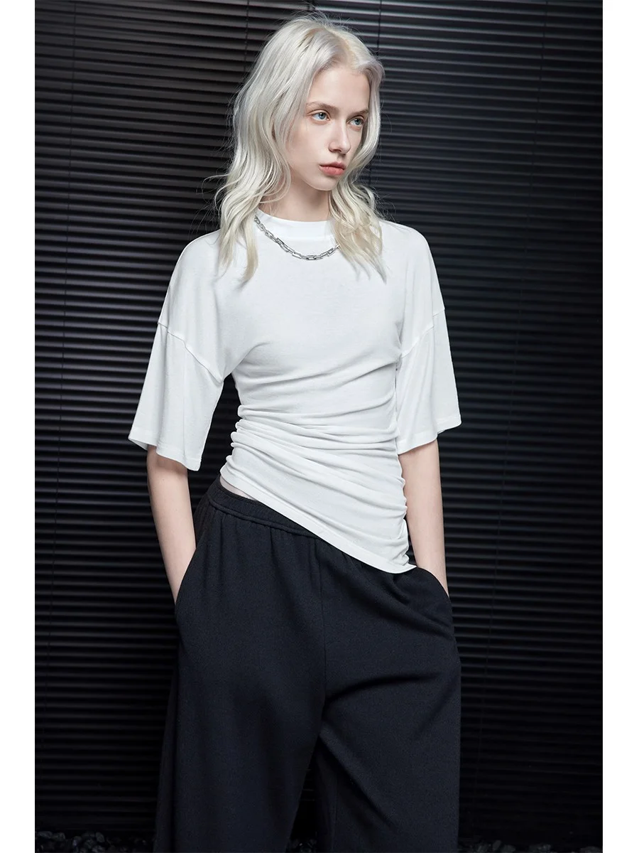 设计感宽松短袖T恤女