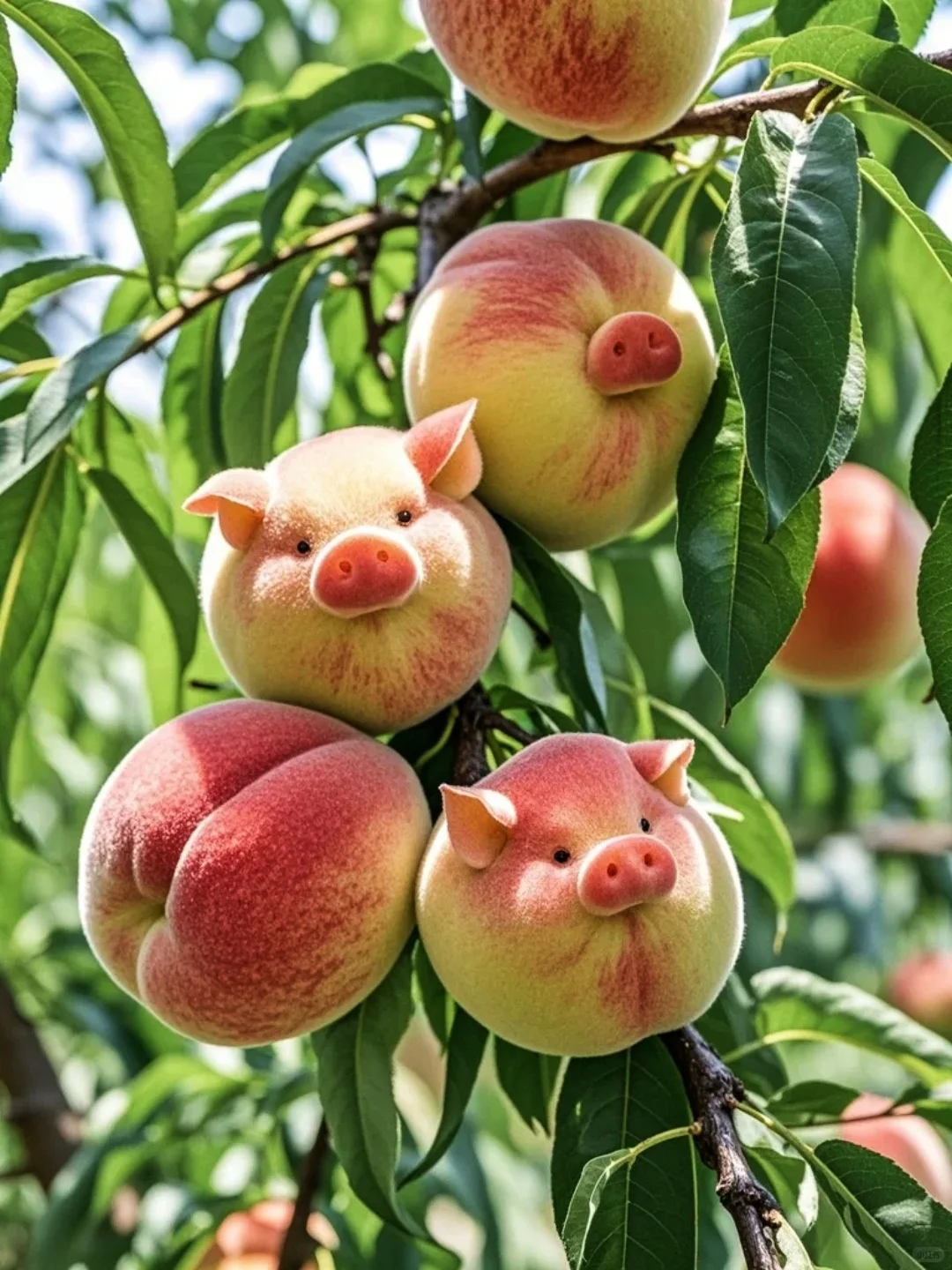 这是一棵被猪拱了的桃子树?