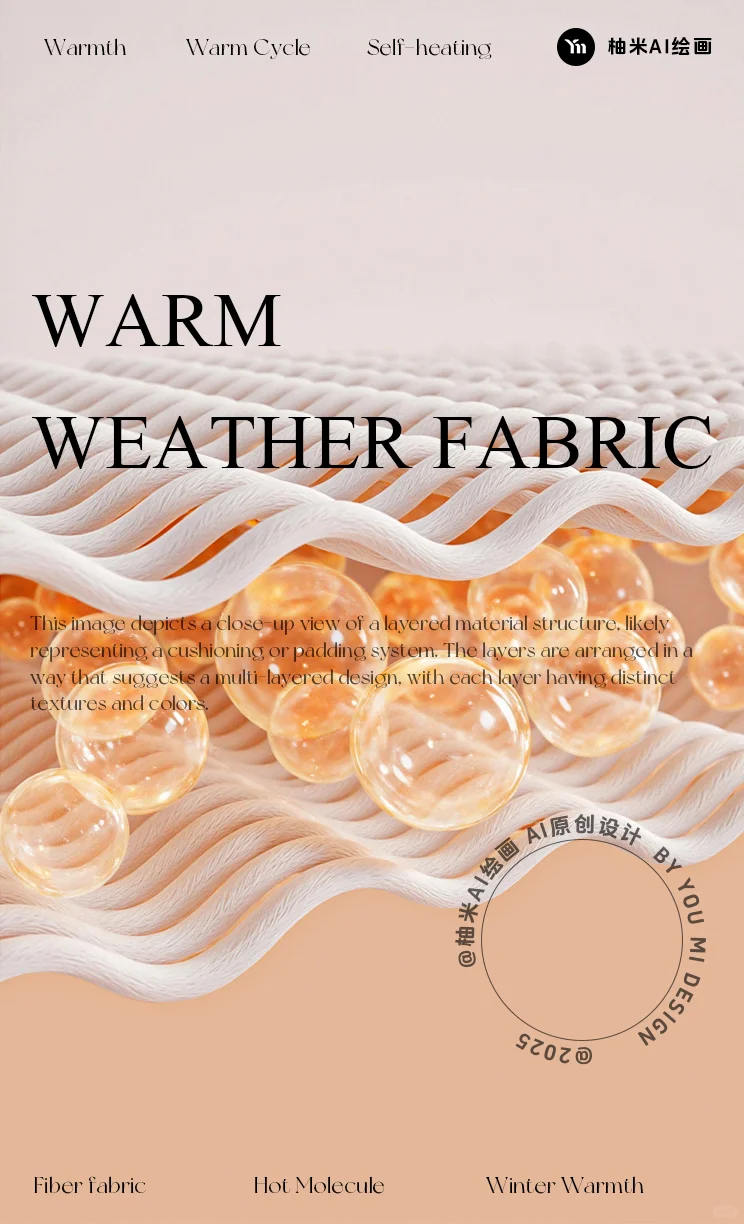 【第2期】AIGC保暖面料分层纤维概念素材~