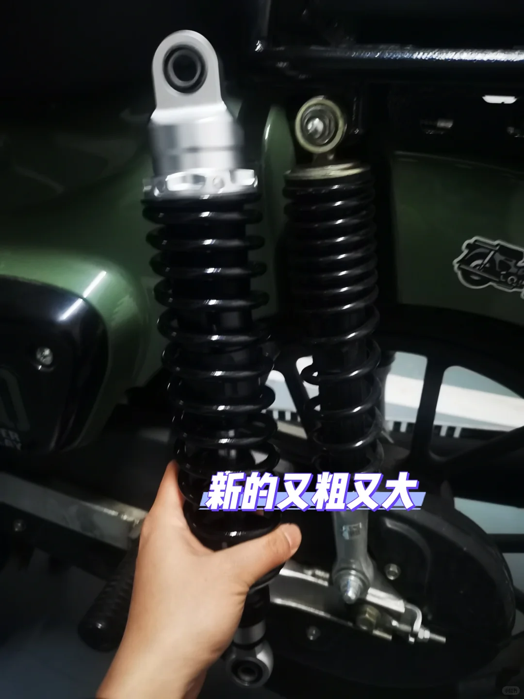 给幼兽换LC RACING家的前后减震