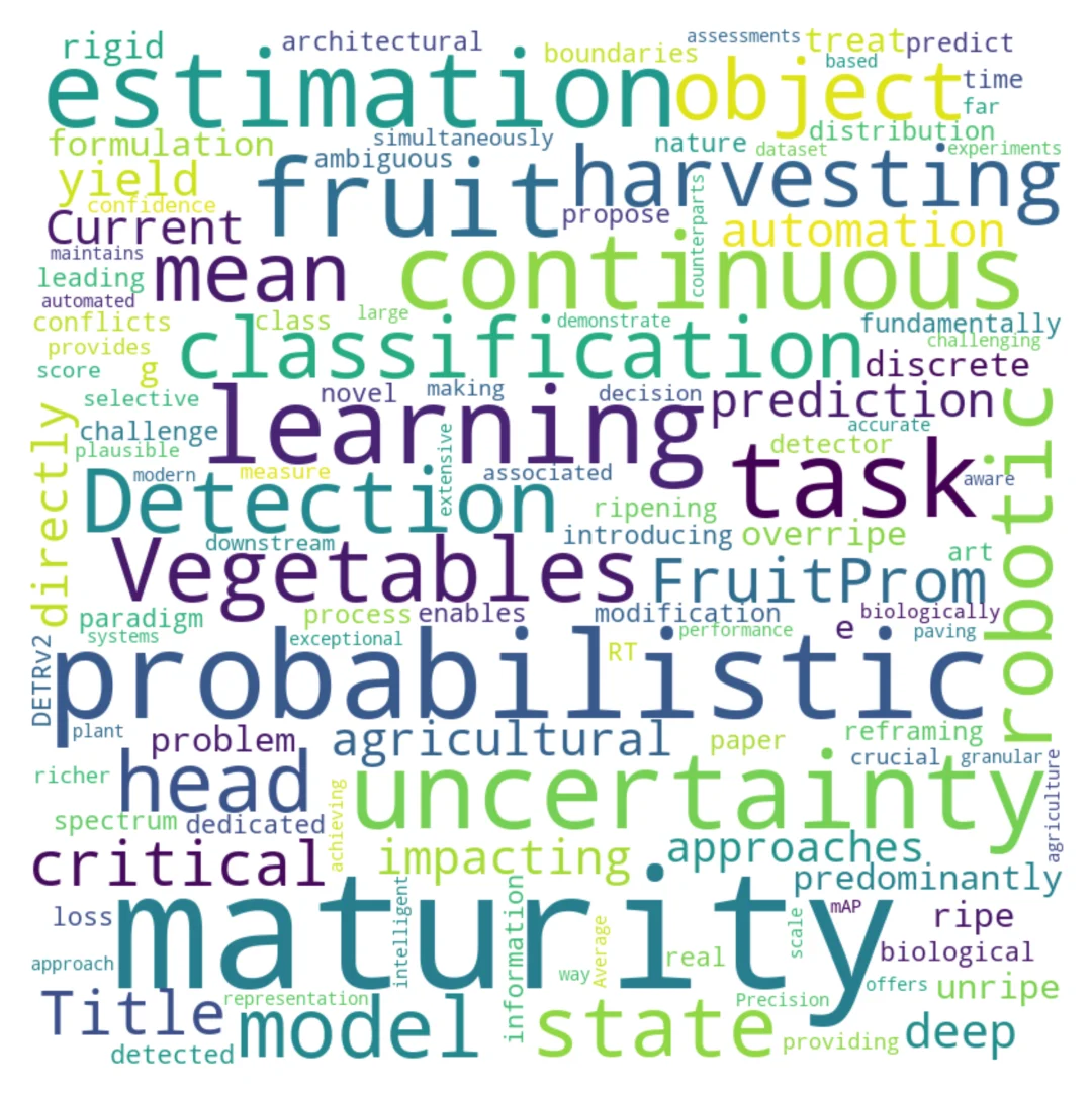 果物熟度估计的概率新范式