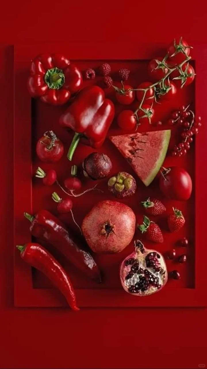 画画素材|这真的太治愈了！彩虹水果蔬菜?