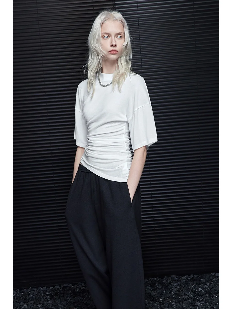 设计感宽松短袖T恤女