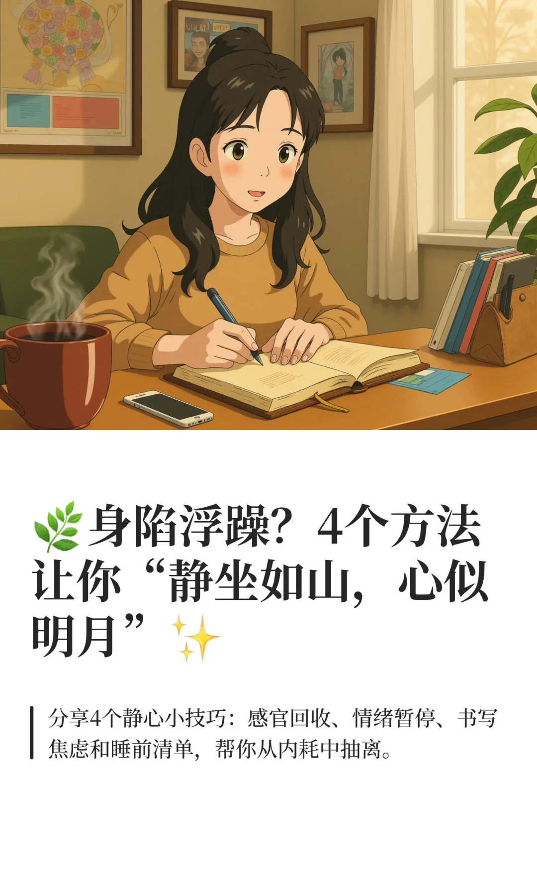 ?身陷浮躁？4个方法让你“静坐如山，心