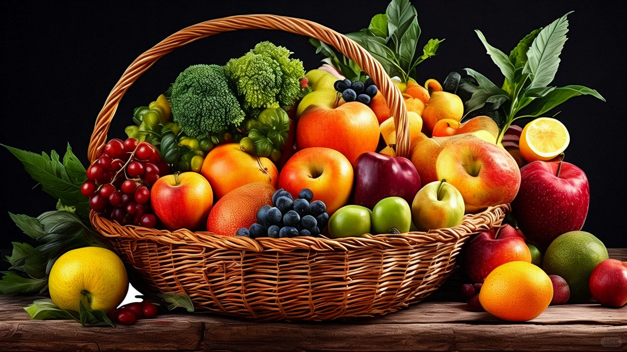 通义万相|果蔬组合