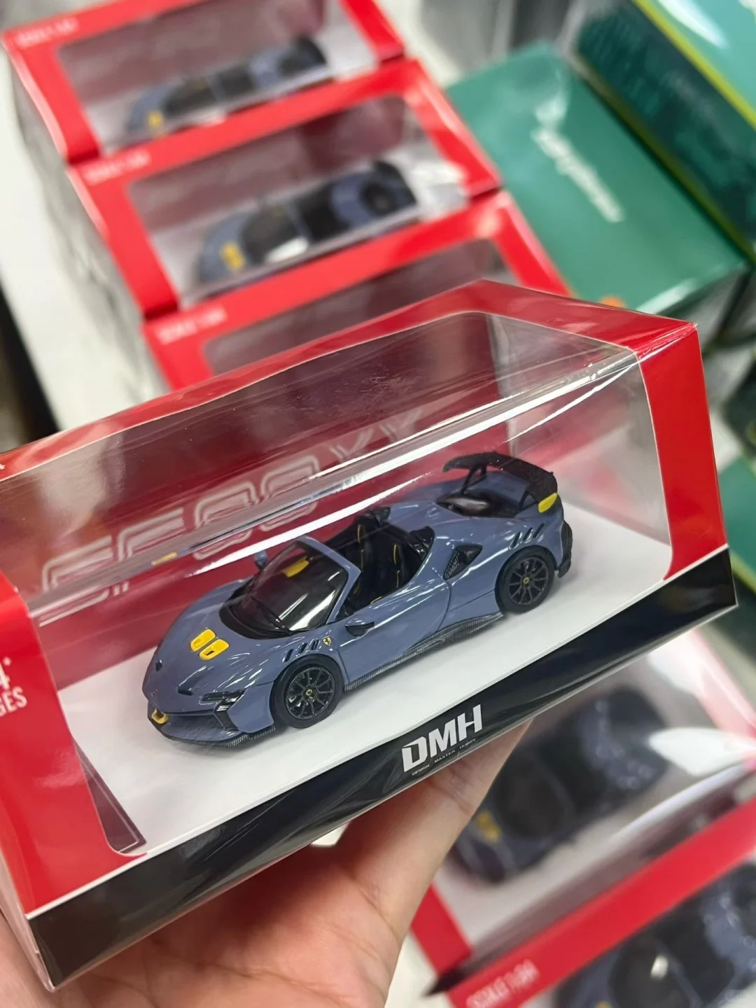 补货到、DMH 1/64 法拉利 SF90XX 合金车模