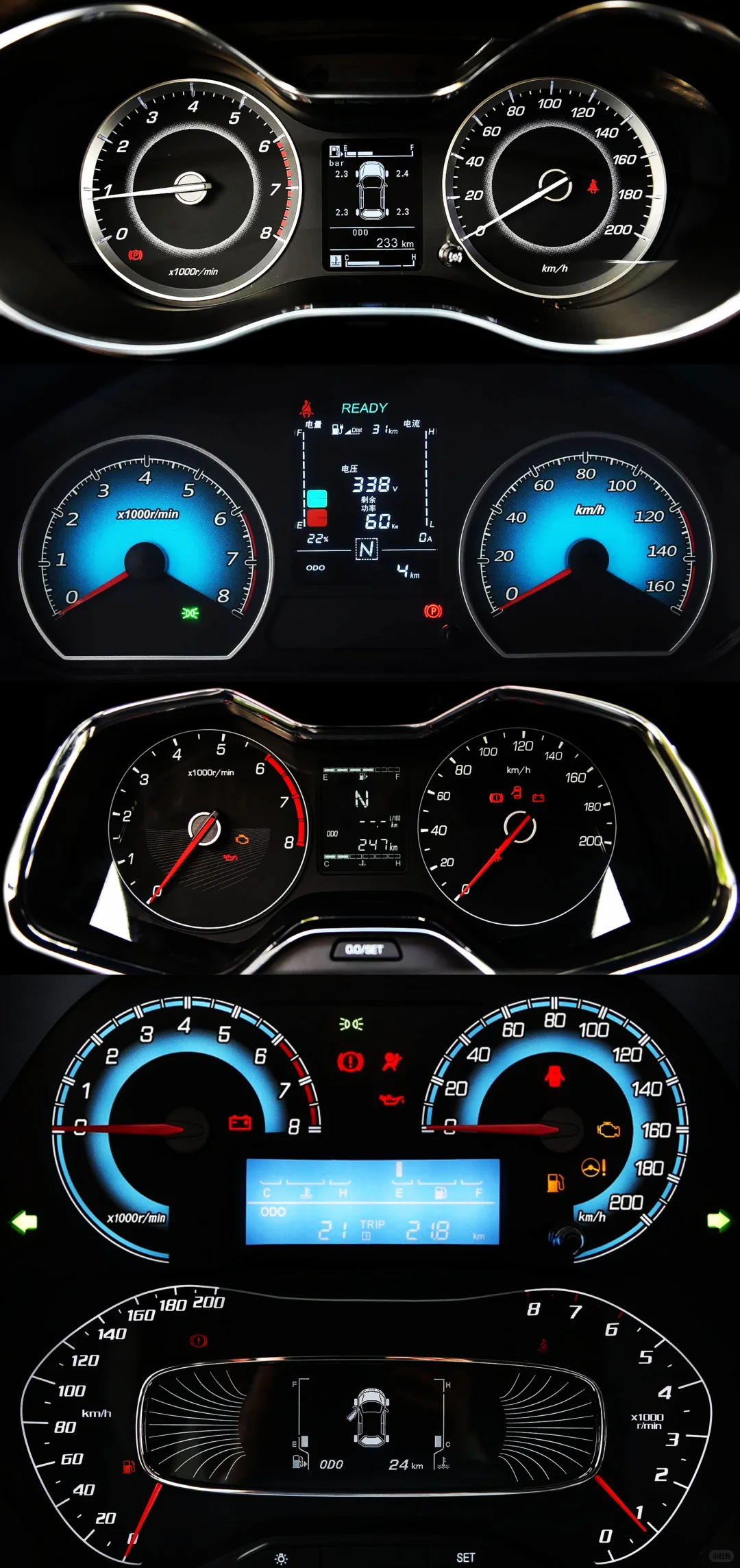 老国产的机械仪表盘——上汽篇