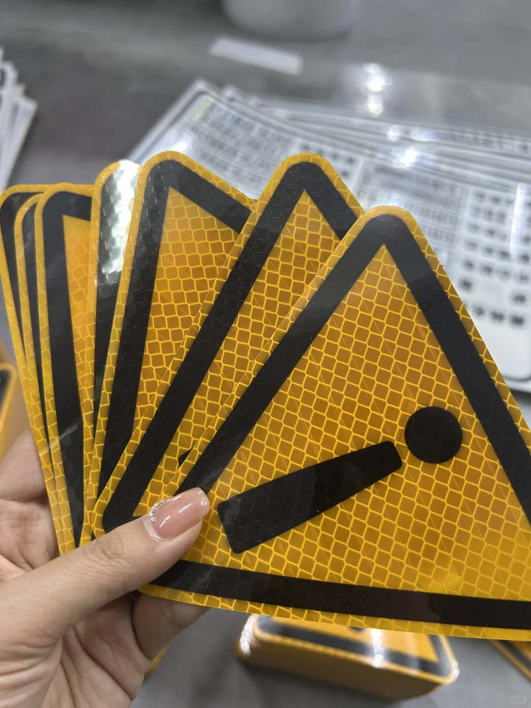 微棱镜交通反光膜黄色直接喷绘???