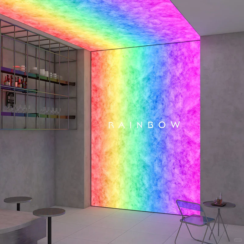 幻彩渐变杜邦纸灯箱