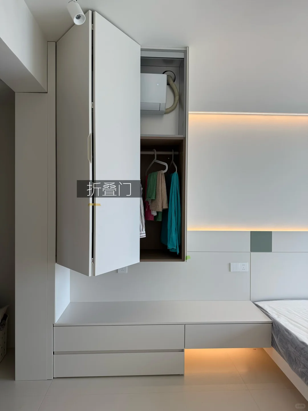 悬挑衣柜✔️会“飘”的收纳魔法