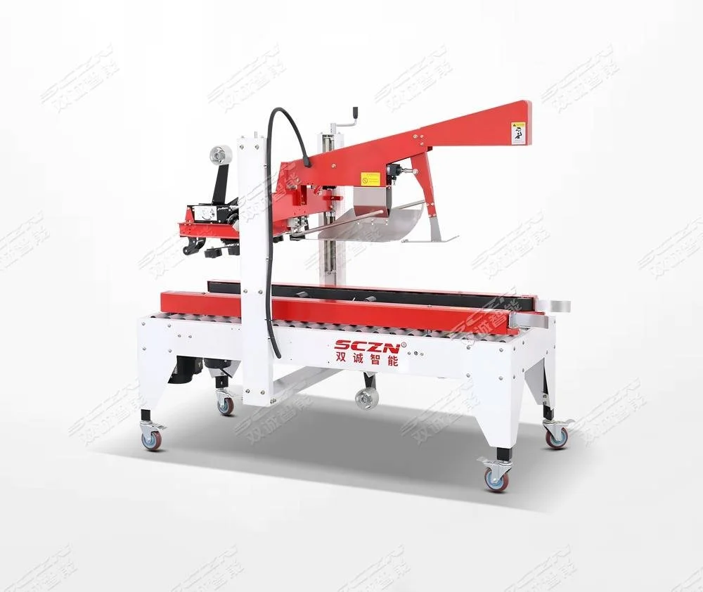 双诚智能自动封箱机助力码垛机，提高仓储