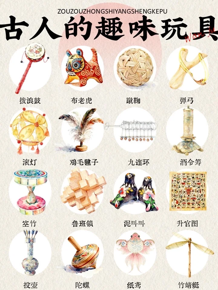 救命！古人的玩具有些比现代还会玩✨