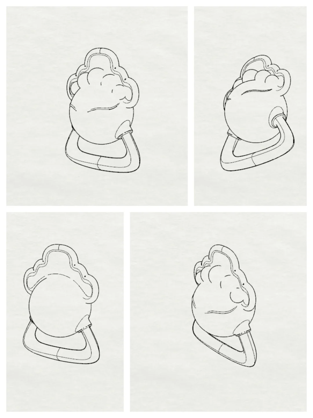 犀牛建模京剧戏曲非遗文创设计儿童玩具摇铃