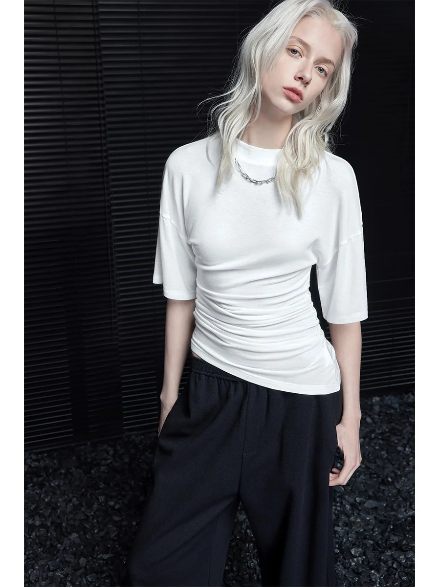 设计感宽松短袖T恤女