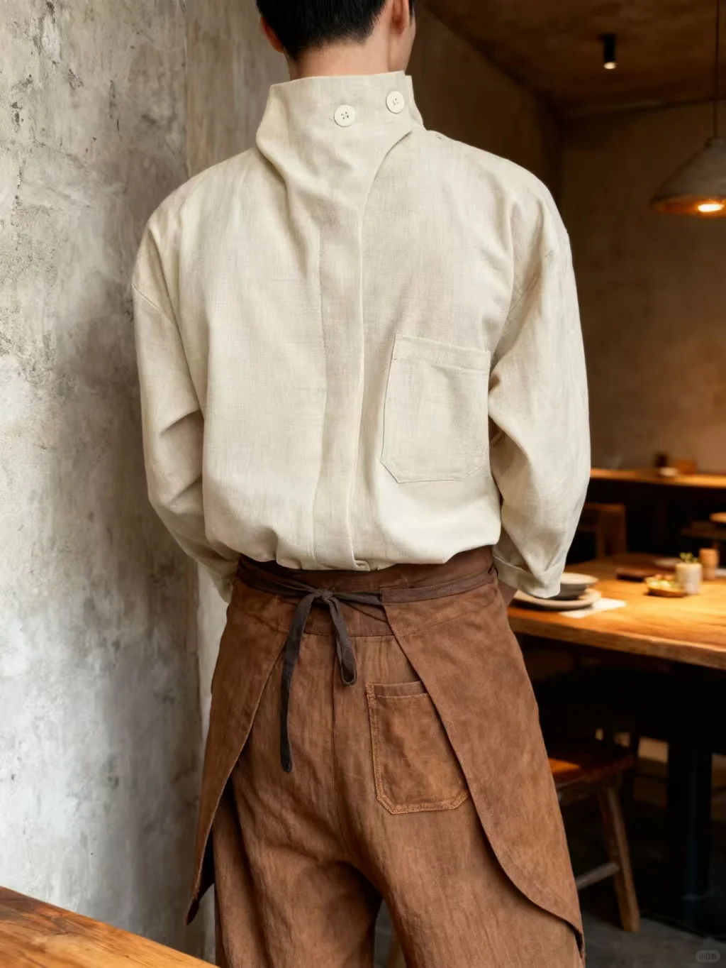 小众质感餐厅工作服｜